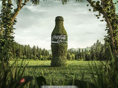 简约小清新绿色背景